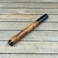 Image 7 of Handmade Virginia Cherry Burl Wood Rollerball Pen with Magnetic Cap