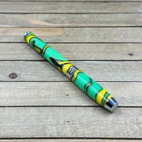 Image 8 of Lemon Lime Resin and Chrome Introductory Rollerball Pen