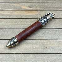 Image 6 of Handcrafted Mesquite Wood Grenade Themed Pen