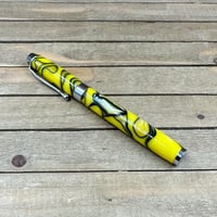 Image 7 of Yellow and Gold Resin Introductory Rollerball Pen