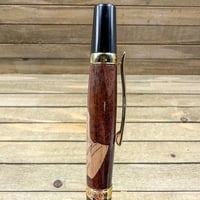 Image 9 of Walnut & Maple Praying Hands Inlay Pen, Christian Religious Ballpoint Pen