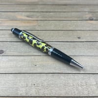 Image 2 of Yellow Cast Coffee Bean Ballpoint Pen with Stylus