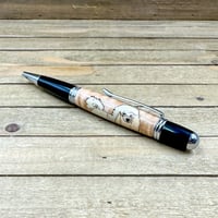Image 9 of Handcrafted Golden Doodle Inlay Ballpoint Pen