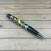 Image 3 of Yellow Cast Coffee Bean Ballpoint Pen with Stylus