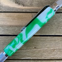 Image 6 of Shamrock Knurl Twist Pen St. Patrick's Day Inspired Ballpoint Pen