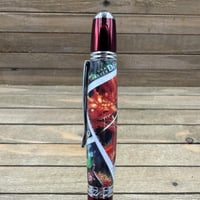 Image 3 of DnD Postage Stamp Red Sierra Dragon Pen – Handcrafted Collector Writing Instrument 1