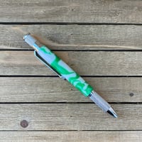 Image 7 of Shamrock Knurl Twist Pen St. Patrick's Day Inspired Ballpoint Pen