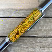Image 7 of Paua Abalone Sea Shell Elegant Twist Pen, Yellow Abalone Shell