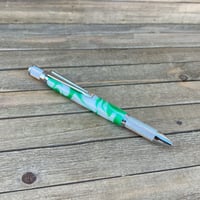 Image 9 of Shamrock Knurl Twist Pen St. Patrick's Day Inspired Ballpoint Pen