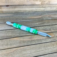 Image 10 of Shamrock Knurl Twist Pen St. Patrick's Day Inspired Ballpoint Pen
