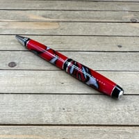 Image 5 of Cigar Style Ballpoint Pen in Fire and Ice Acrylic