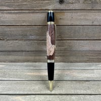 Image 8 of Praying Hands Inlay Pen: Walnut & Maple with Wood  Gold Accents