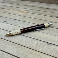 Image 9 of Exotic Cocobolo Wood Everyday Carry Click Pen – Handcrafted Brass EDC Ballpoint Clicker Pen