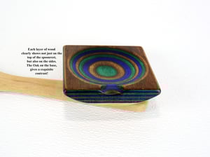 Image of Multi-Color Wooden Spoon Rest, Wood Spoon Holder, Kitchen Ladle Holder, Unique Housewarming Gift