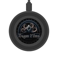 Image 1 of Quake Wireless Charging Pad — Dagon Films Logo Qi Charger