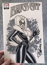 Image of Black Cat Original Sketch 1/1