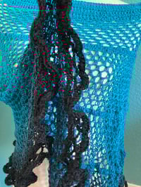 Image 3 of Boho Blues Poncho