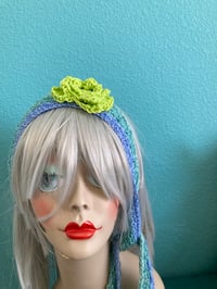 Image 4 of Bohemian Crochet Headscarf
