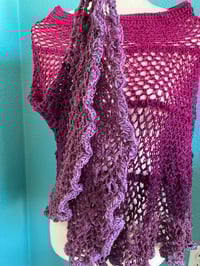 Image 3 of Bohemian Raspberry Poncho