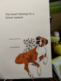 Image 7 of Boxer Soul: A Memory Journal Hardcover Custom