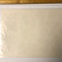 Image 2 of 1950’s Zeis original production flash sheet hand colored skulls