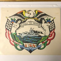 Image 1 of 1970’s Sailor Mosko production flash hand colored USN