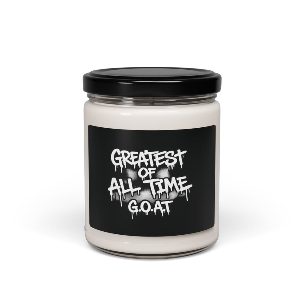 Image of Greatest of all time Scented Soy Candle, 9oz-0a2c0abf