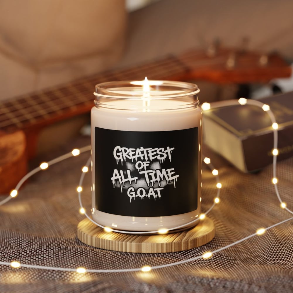 Image of Greatest of all time Scented Soy Candle, 9oz-0a2c0abf