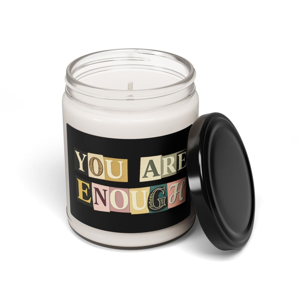 Image of You are enough Scented Soy Candle, 9oz-fa531455