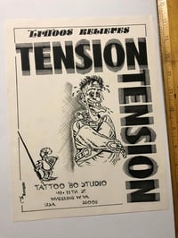 Image 1 of Tattoos Relieves Tension flyer by the Renegade 80’s W. VA