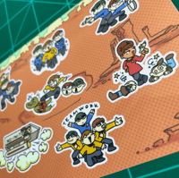 Image 2 of Space Crew Sticker Sheet! 