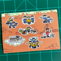 Image 1 of Space Crew Sticker Sheet! 