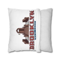 Image 11 of Brooklyn New York Brownstone Decorative Pillowcase — City Pride Throw Pillow Cover