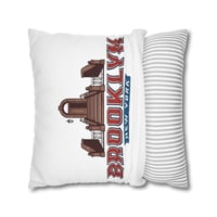 Image 13 of Brooklyn New York Brownstone Decorative Pillowcase — City Pride Throw Pillow Cover