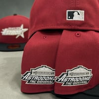 Image 3 of New Era 59Fifty Brick Red / Black Astros 