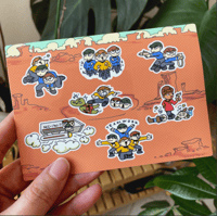 Image 3 of Space Crew Sticker Sheet! 
