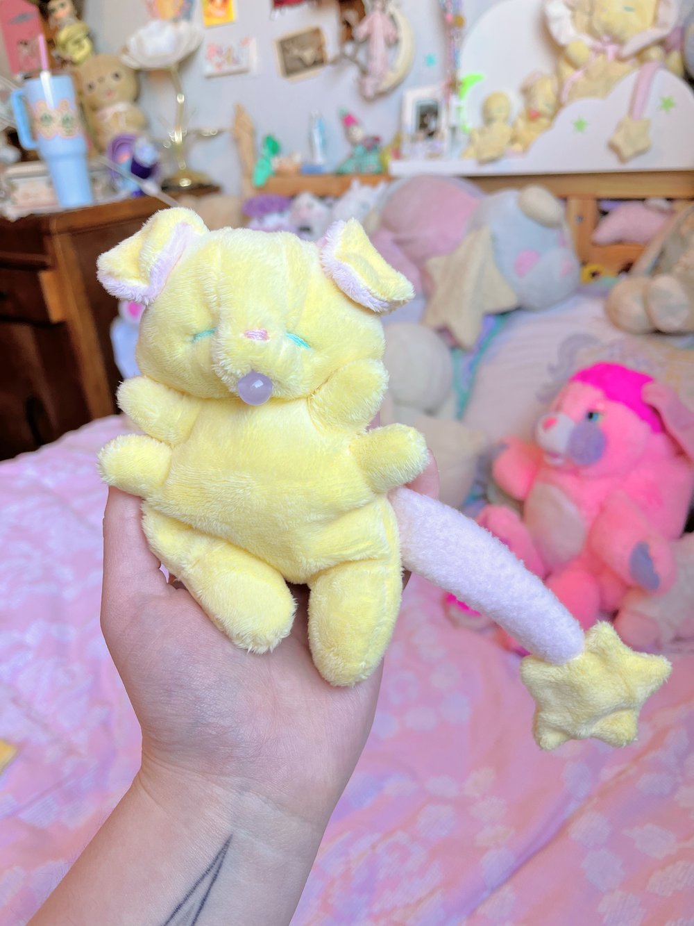 Image of Hugg-A-Me Babey! Yellow + Purple Binkie