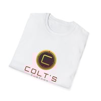 Image 1 of Colt's Customs Logo T-Shirt — Retro Badge Graphic Tee