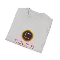 Image 3 of Colt's Customs Logo T-Shirt — Retro Badge Graphic Tee