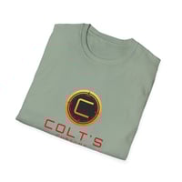 Image 5 of Colt's Customs Logo T-Shirt — Retro Badge Graphic Tee