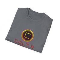 Image 4 of Colt's Customs Logo T-Shirt — Retro Badge Graphic Tee
