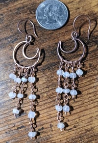 Image 3 of Rainbow Moonstone Celestial Copper Chandeliers 🤍