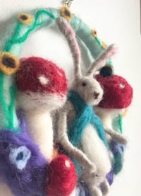 Image 2 of Long legged hare wreath
