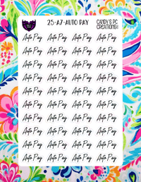 Image 7 of Auto Pay Planner Sticker