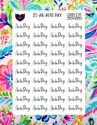 Image 8 of Auto Pay Planner Sticker