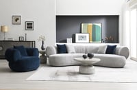 Image 1 of UNi-U307 / SOFA CURVED SOFA AND ACCENT CHAIR SET