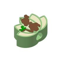 Digital 3MF File Princess Tiana Soap Holder