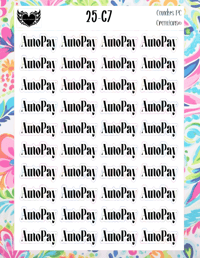 Image 22 of Auto Pay Planner Sticker