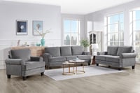 Image 1 of UNi-U410 / SOFA, LOVESEAT AND CHAIR SET