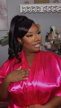 Image 2 of 360 Kinky Straight Lace Wig in 24”